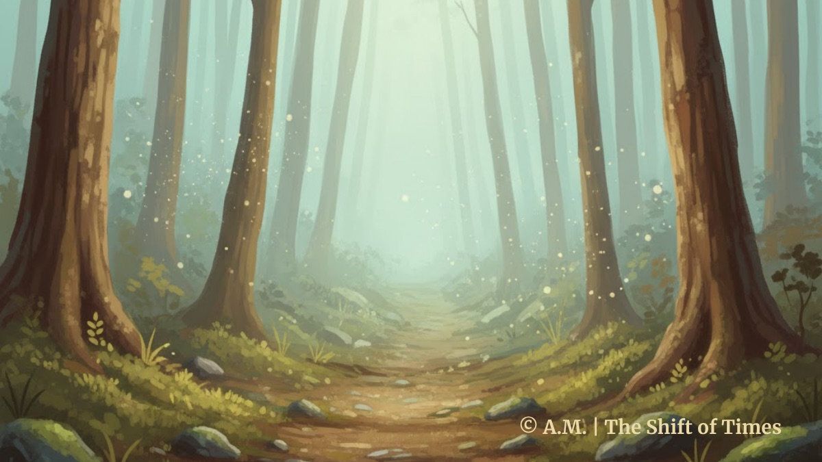 TheShiftOfTimes's tweet image. Logic ends where the mist begins. 🌲✨
The deeper you go, the more reality starts to glitch.
Would you follow this path?

#ShiftOfTimes #AdventureVibes #FantasyAesthetic