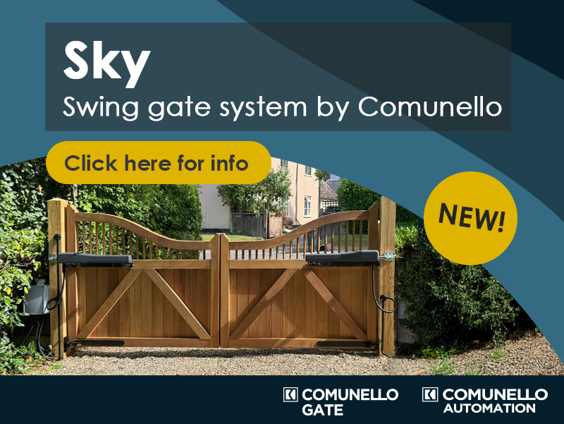 IN2Access's tweet photo. New Comunello SKY swing gate motor ⚡
Smooth, silent &amp; durable. 3 sizes. Trade pricing.
👉 https://t.co/HRlJ7cSUEu

#GateAutomation #ElectricGates https://t.co/YWxS8oNqoC