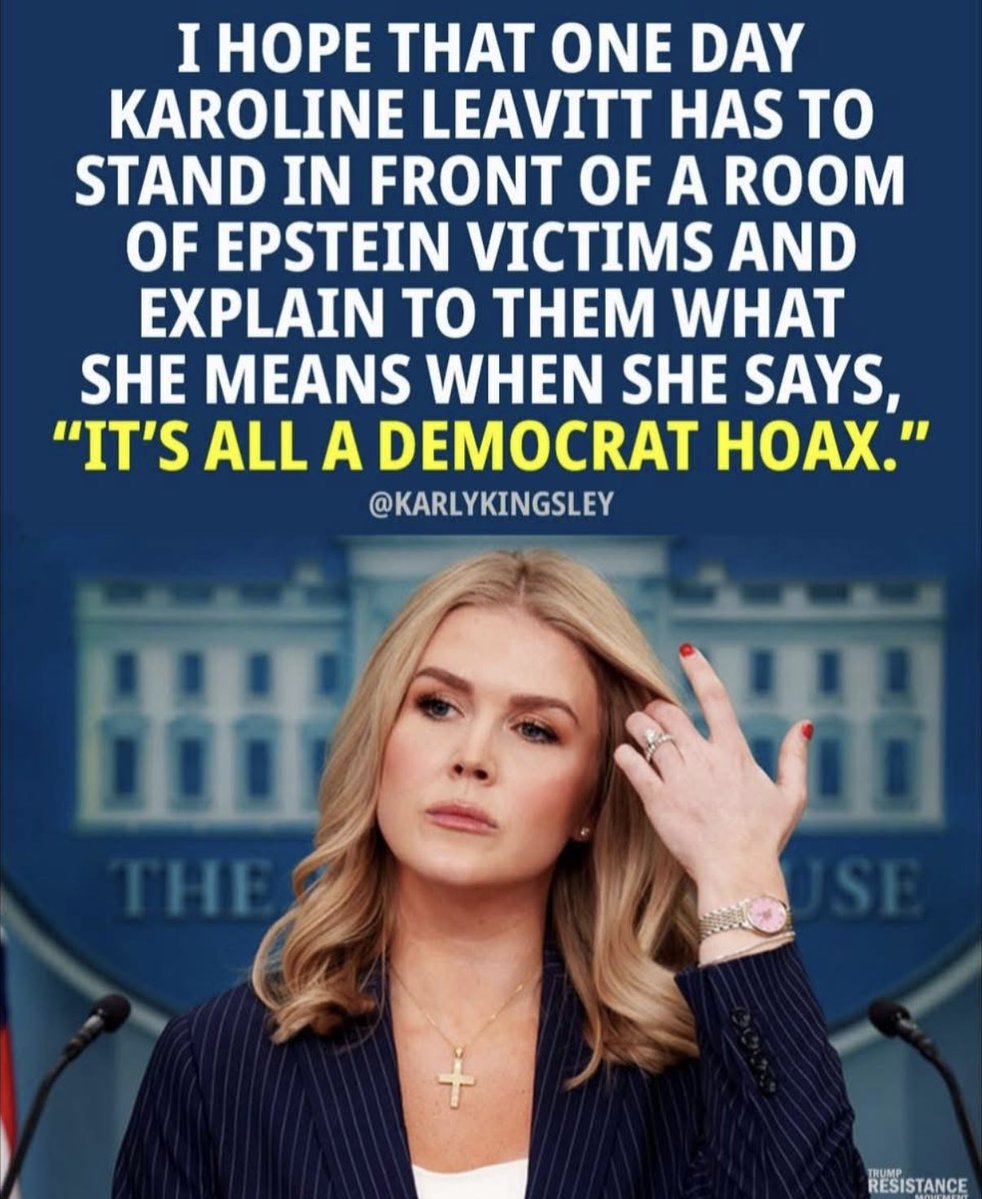#KarolineLeavitt