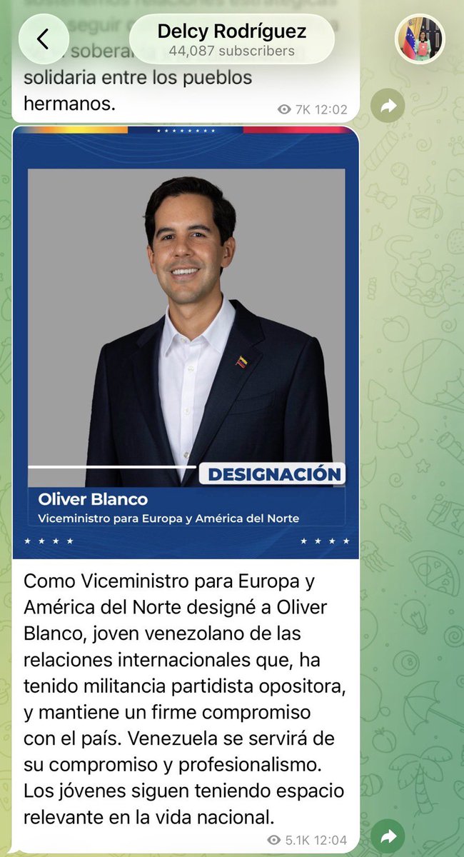 Oliver Blanco que se hacía pasar por opositor junto <a href="/hramosallup/">Henry Ramos Allup</a>, acaba de ser designado como viceministro de la tiranía chavista.