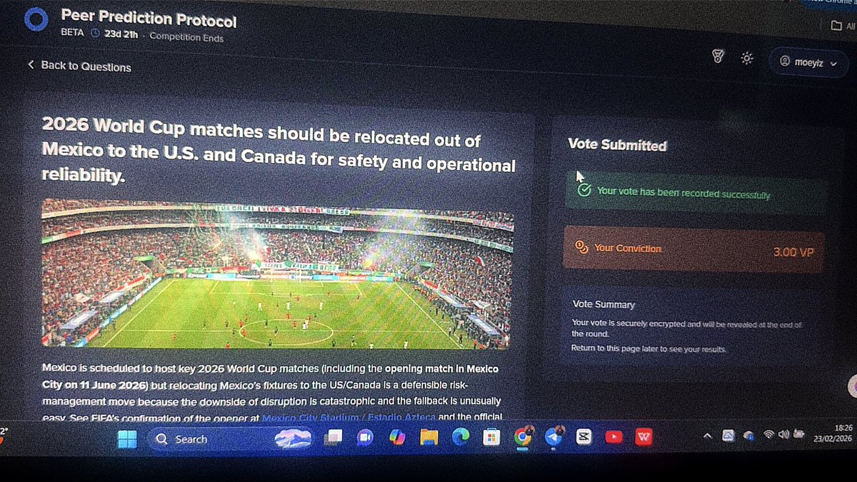 This definitely shouldn’t be up for a debate! . With the current riots and destruction in Mexico currently , the World Cup should be moved to the US or Canada for safer games … 
<a href="/OlenaProtocol/">Olena Protocol</a>