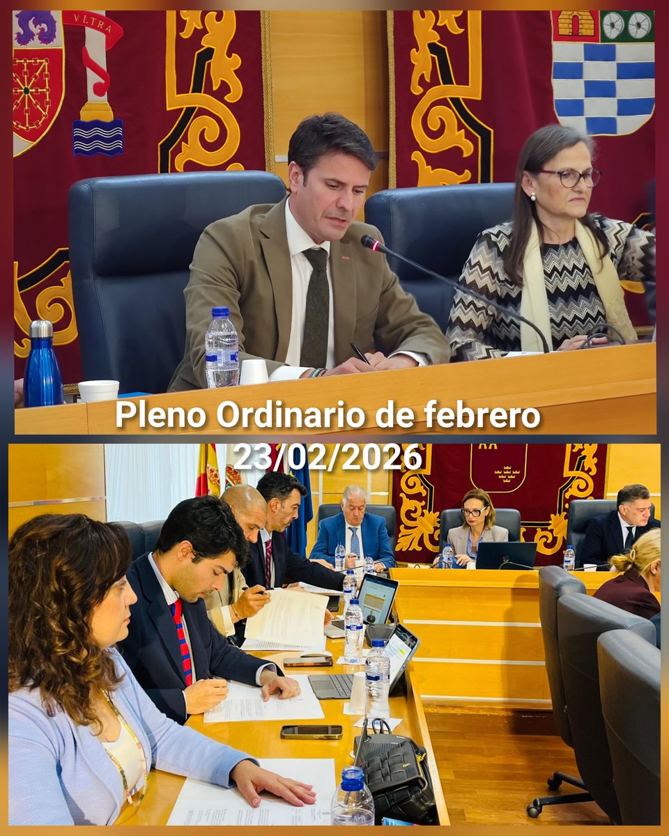 🔵 El alcalde <a href="/jangelalfonso/">José Ángel Alfonso</a> preside el #PlenoOrdinario de febrero, al que asisten todos los concejales del Grupo Municipal Popular.  

✅ El orden del día cuenta con 13 expedientes.

🎥 Síguelo en directo: facebook.com/share/v/14UmpB…