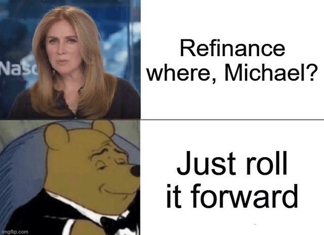 <a href="/saylor/">Michael Saylor</a> <a href="/natbrunell/">Natalie Brunell ⚡️</a> And how’s the refinancing going?