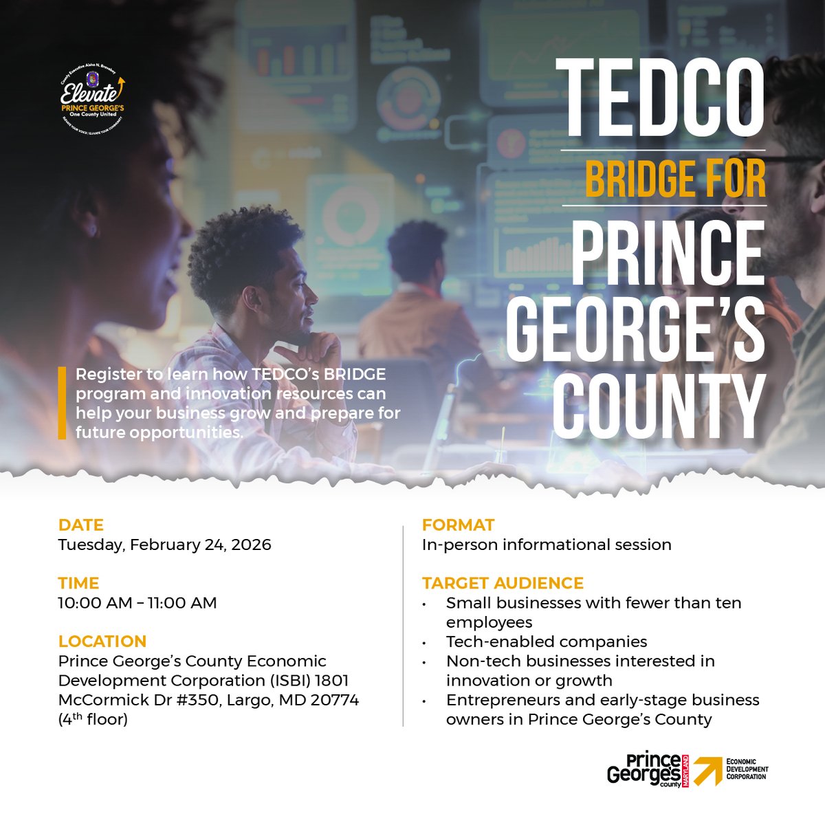 Prince George's EDC tweet media