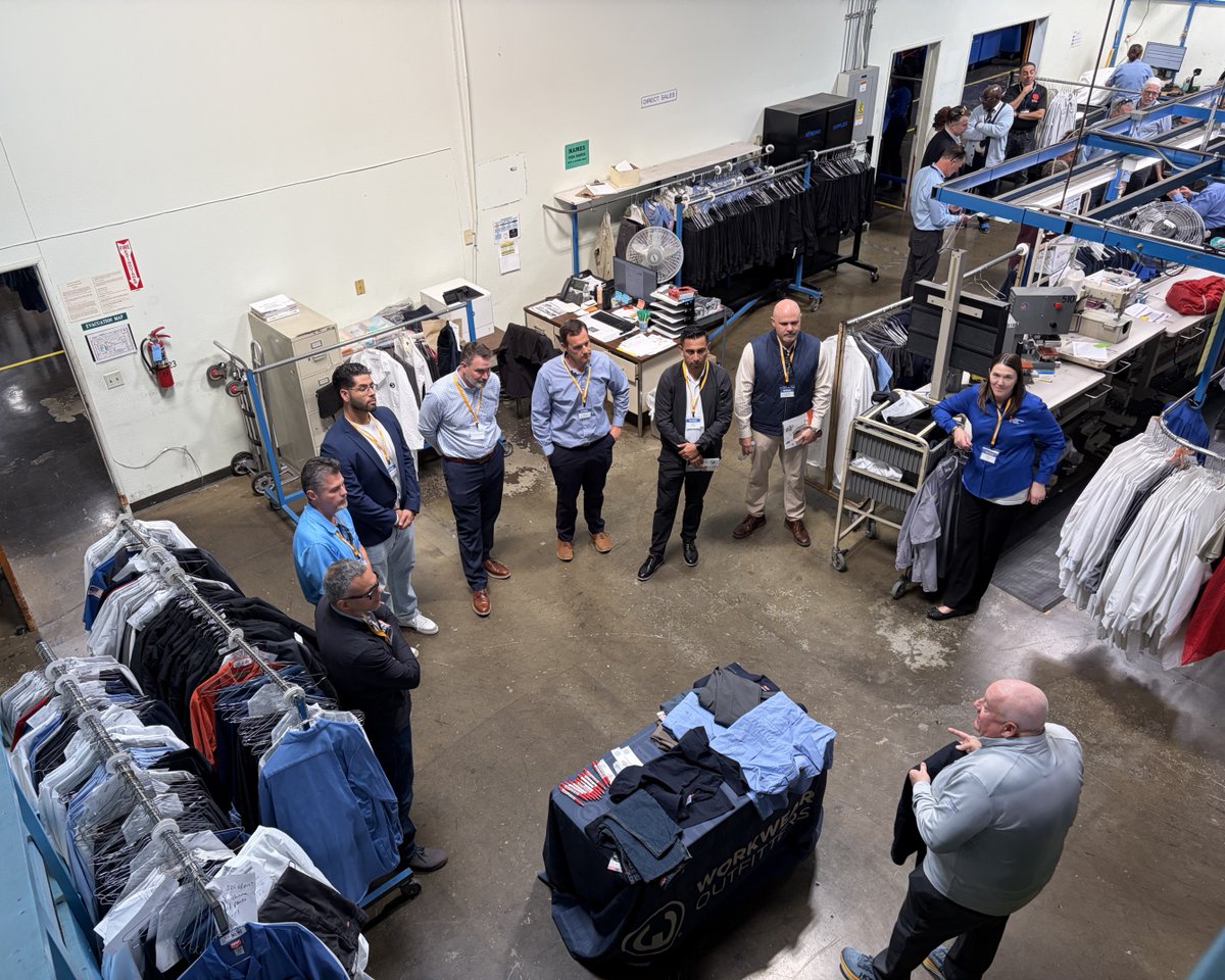 We were proud to host members of the Western Textile Services Association at our Vista, California facility for a hands-on Production Clinic.

A great day of learning, collaboration, and sharing best practices across the industry.