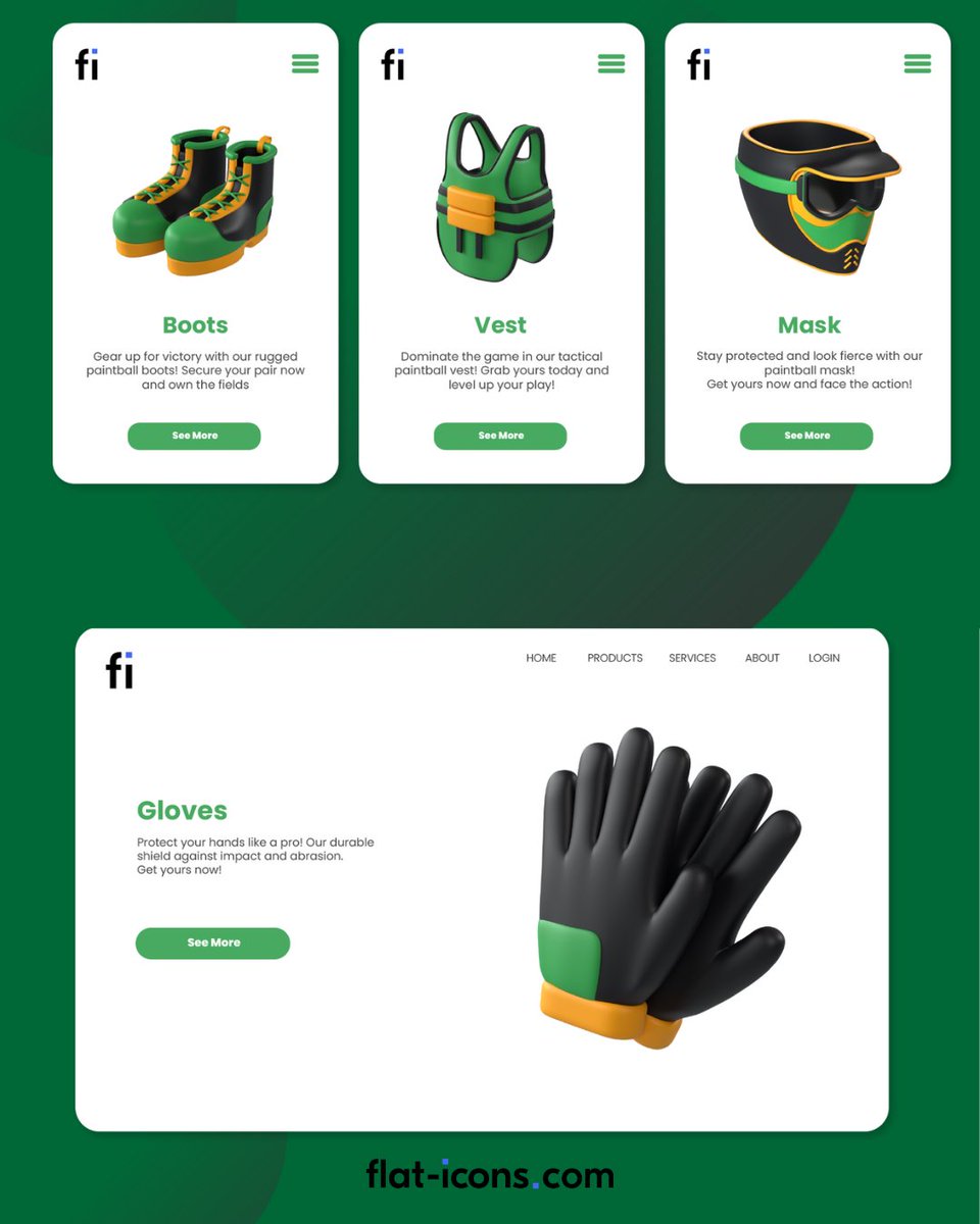 Flat Icons tweet media