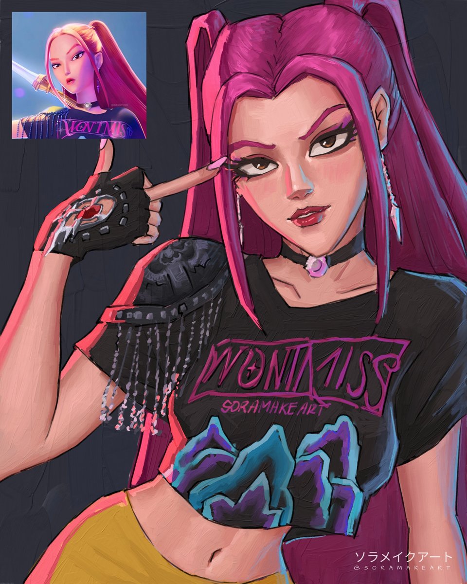 soramakeart's tweet photo. mira fan art part 2! - i like this version better than the previous mira fanart i've made
#KPOPDEMONHUNTERS #huntrix https://t.co/ogK5IEx7ts