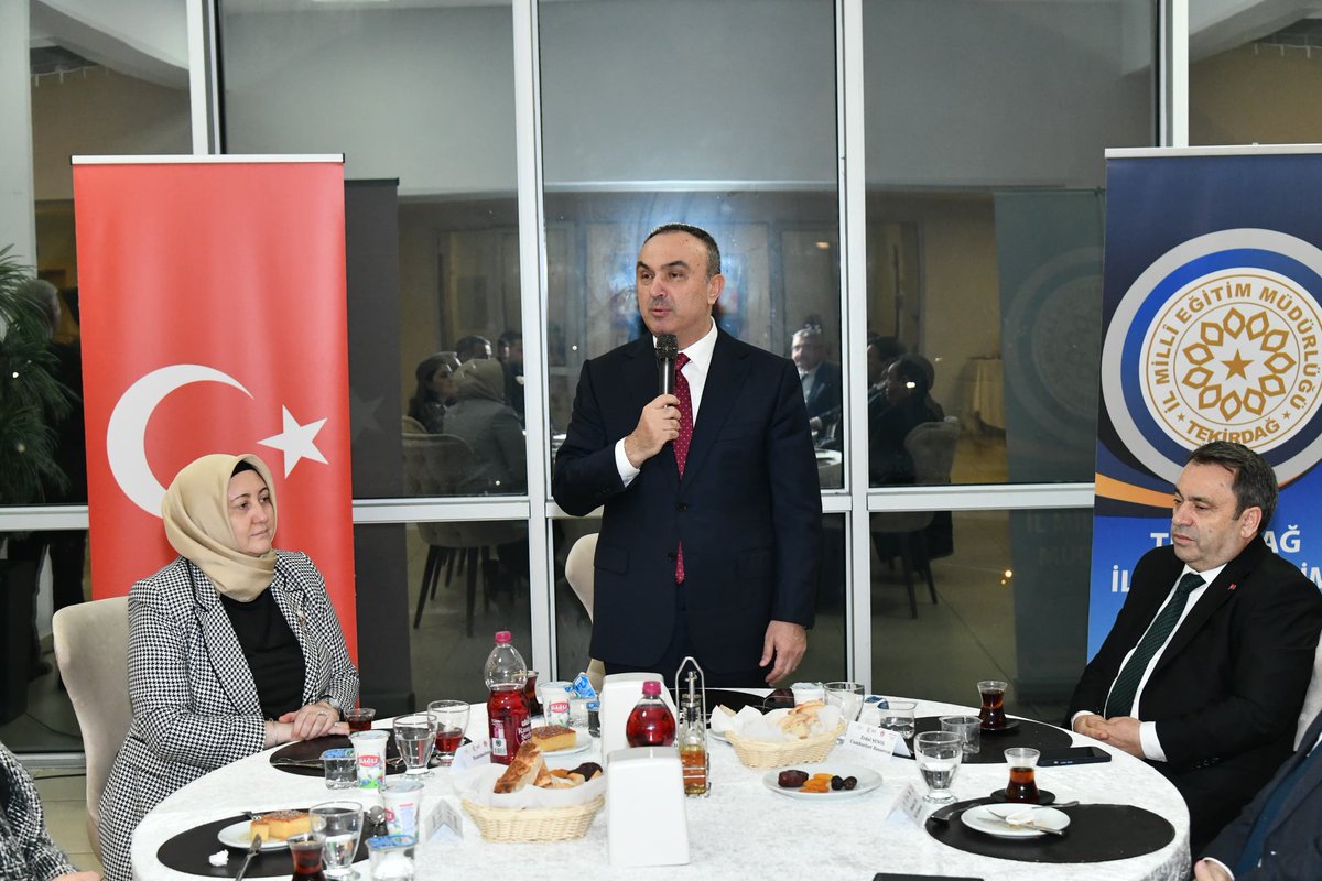 Bu akşam iftarda eğitim camiasıyla birlikteydik. Tekirdağ, 23.02.2026