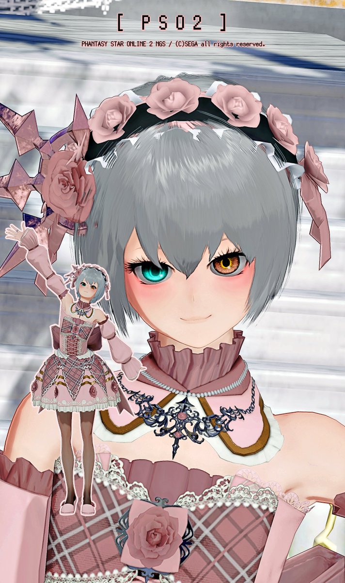 #PSO2NGS_S︎S #メンテの日なのでssを貼る 
#メンテの日じゃないけどssを貼る 
日当たり良好なライティングで顔アップSS📷