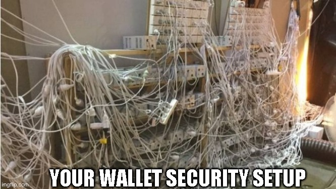 You are farming airdrop/testnet with same wallet holding your long-term bag.

Brave!
Very Brave of you!!

One malicious signature,
Wallet is tapped,
Funds transferred.

Now you tweeting: 
“Please tag team"

📍Important Update for Newbies:

• Cold wallet for storage
• Hot wallet