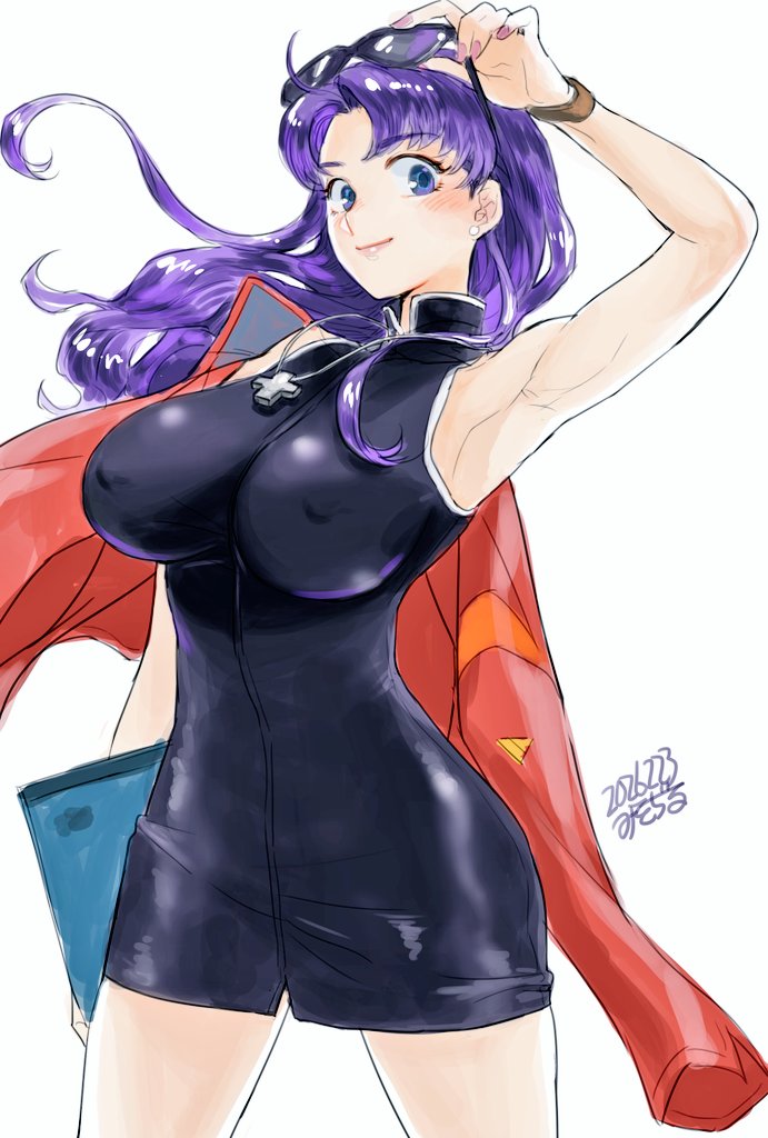 葛城ミサト 「多分ミサトさん。」|みそぢるのイラスト