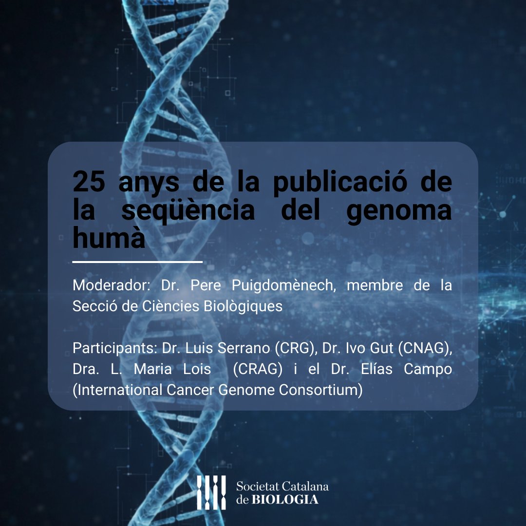 Societat Catalana de Biologia tweet media