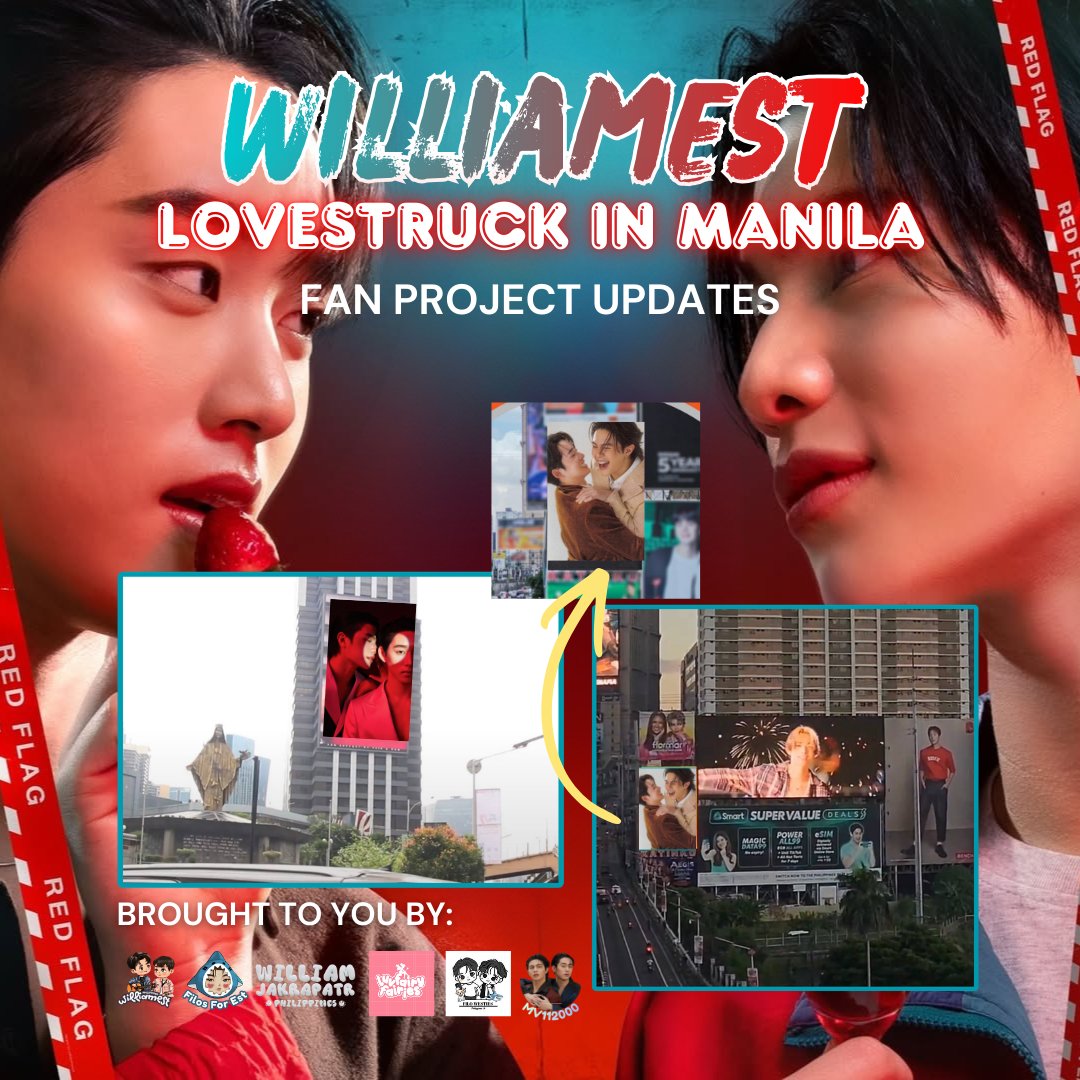 Something BIG is coming to Manila… 👀✨

Our WE are Lovestruck in MNL Billboard Ads Project is officially underway! 💙❤️

From online trends to real-world skies, let’s make this era unforgettable for WilliamEst and Filipino Westies!

These are more than ads.
This is a testament