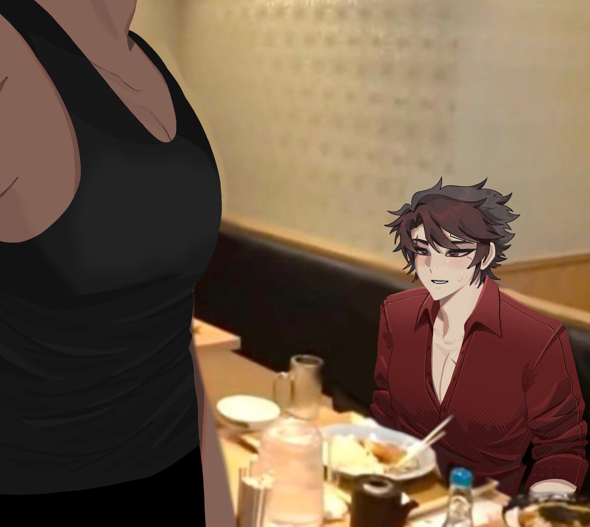 kais hair was something i cant draw..
cole has big chest trust
#lavashipping