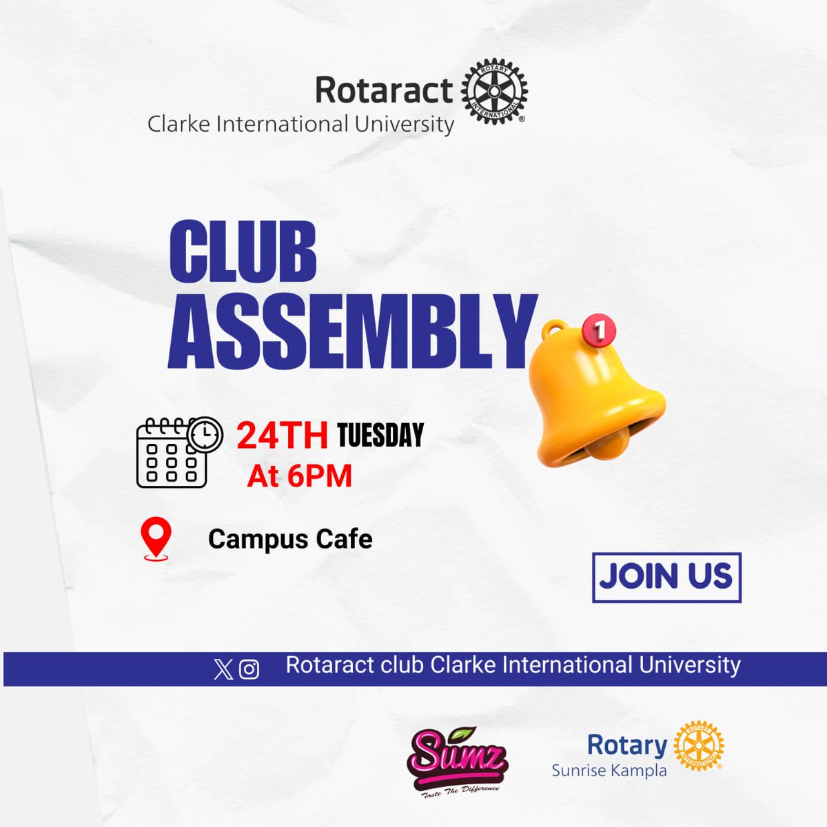 Rotaract Clarke International University (Basawo) tweet media