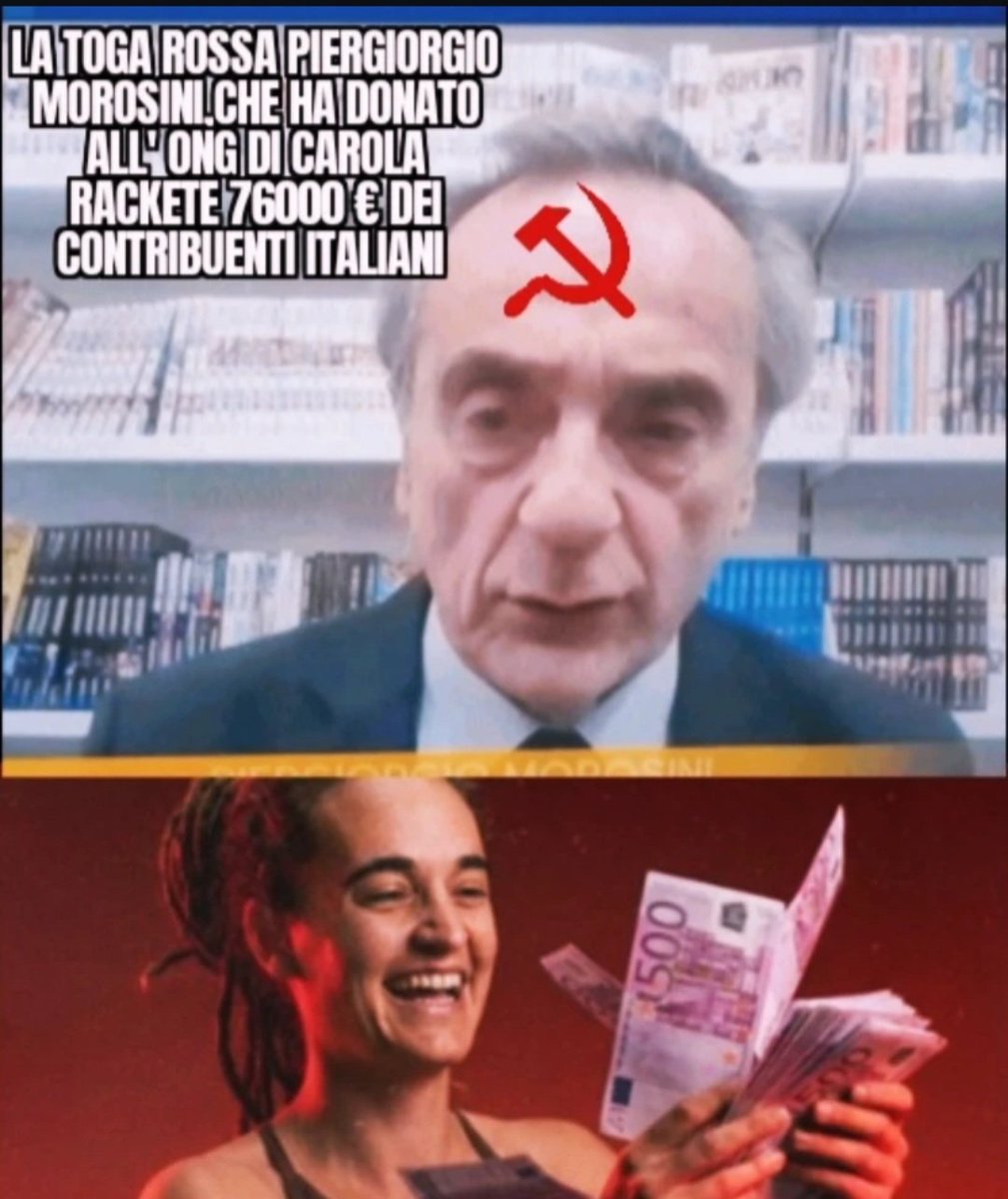 🔴IL volto della Toga Rossa Piergiorgio Morosini che ha donato all'#ONG di Rackete 76000euro dei contribuenti italiani
Eppure il fronte del NO è dato al 47%. 
PRIMA DI RISOLVERE IL PROBLEMA DEI GIUDICI DI PARTE BISOGNEREBBE RISOLVERE IL PROBLEMA DEI CITTADINI C🤡GLI🤡NI
#IoVotoSì