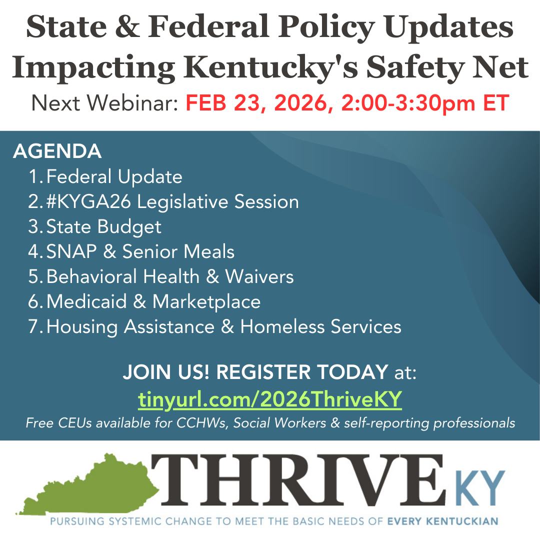 kyvoices4health's tweet photo. TODAY! It's the heart of the #KYGA26 legislative session, and things are moving fast. Get the latest updates you need to know on new bills and program changes. Join #ThriveKY’s Virtual Advocacy webinar this afternoon at 2PM Eastern. Register now: https://t.co/S8ppJ8Z2u1 https://t.co/sEOJF4rTBc