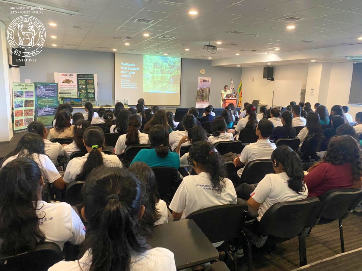 yzasrilanka's tweet image. On 18 Feb 2026, YZA conducted a lecture and species display on wetland conservation at IIHS Multiversity, Wattala for the Flouna Club, focusing on biodiversity and wetland protection.  
#YZA #Wetlands #EnvironmentalAwareness #Biodiversity