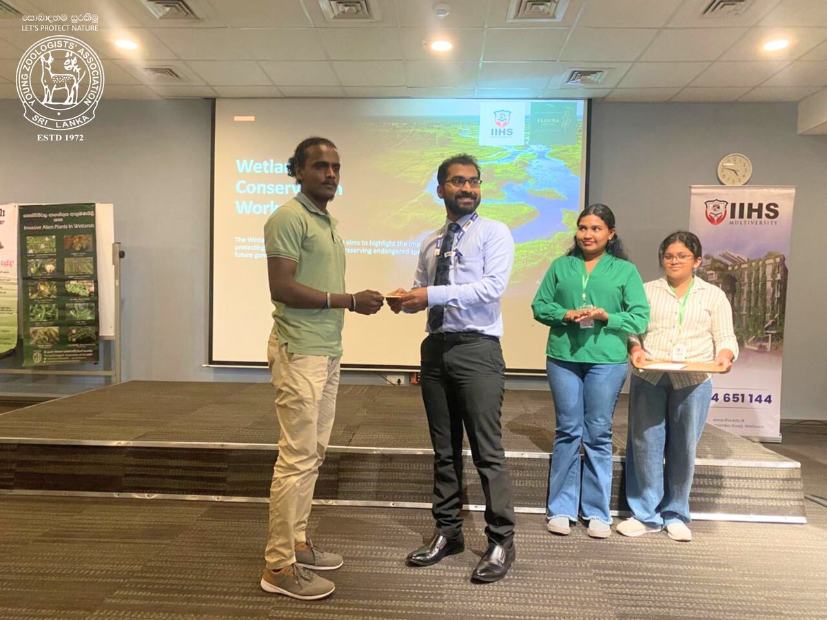 yzasrilanka's tweet image. On 18 Feb 2026, YZA conducted a lecture and species display on wetland conservation at IIHS Multiversity, Wattala for the Flouna Club, focusing on biodiversity and wetland protection.  
#YZA #Wetlands #EnvironmentalAwareness #Biodiversity