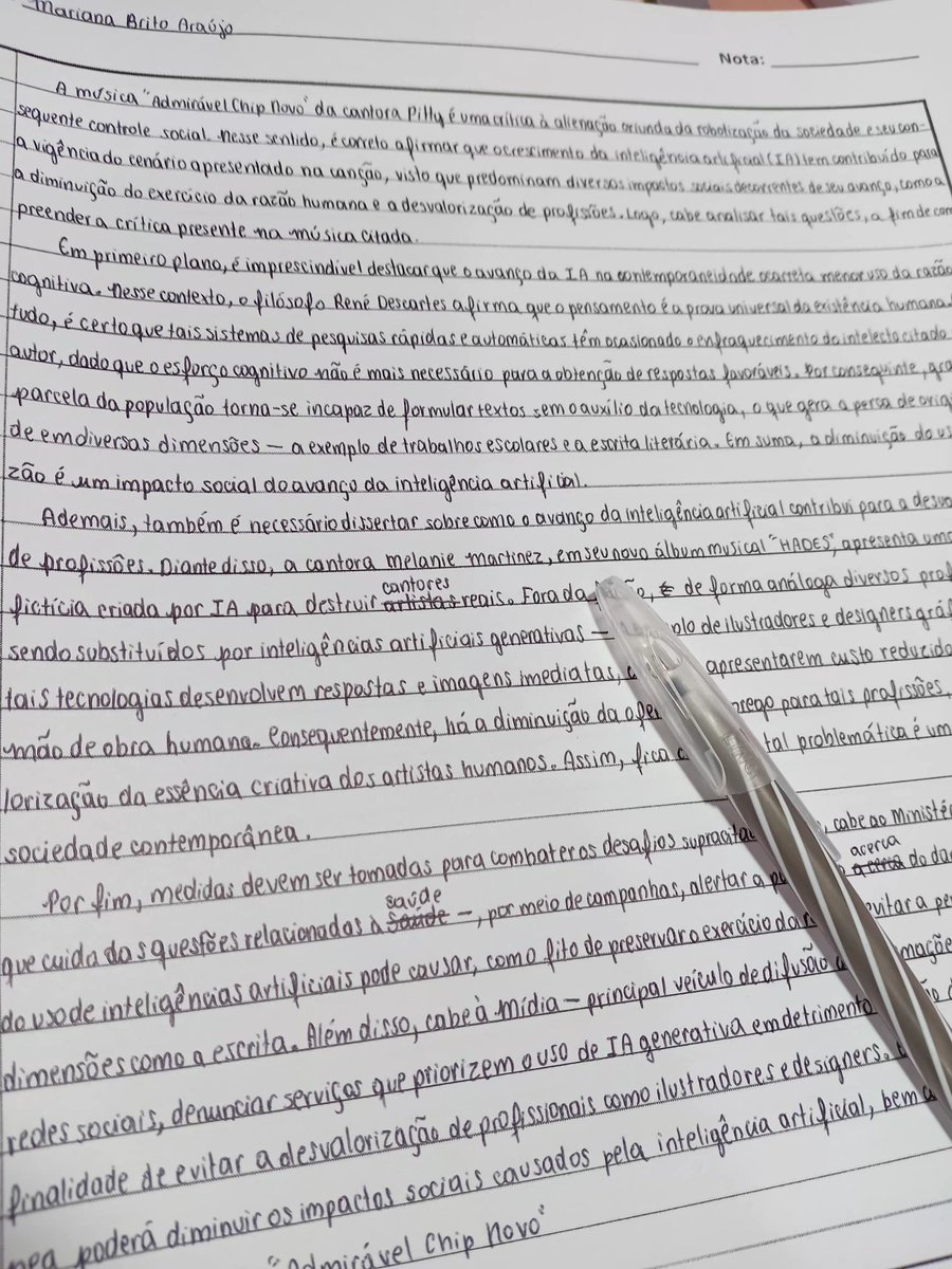 a caneta realmente faz diferença né