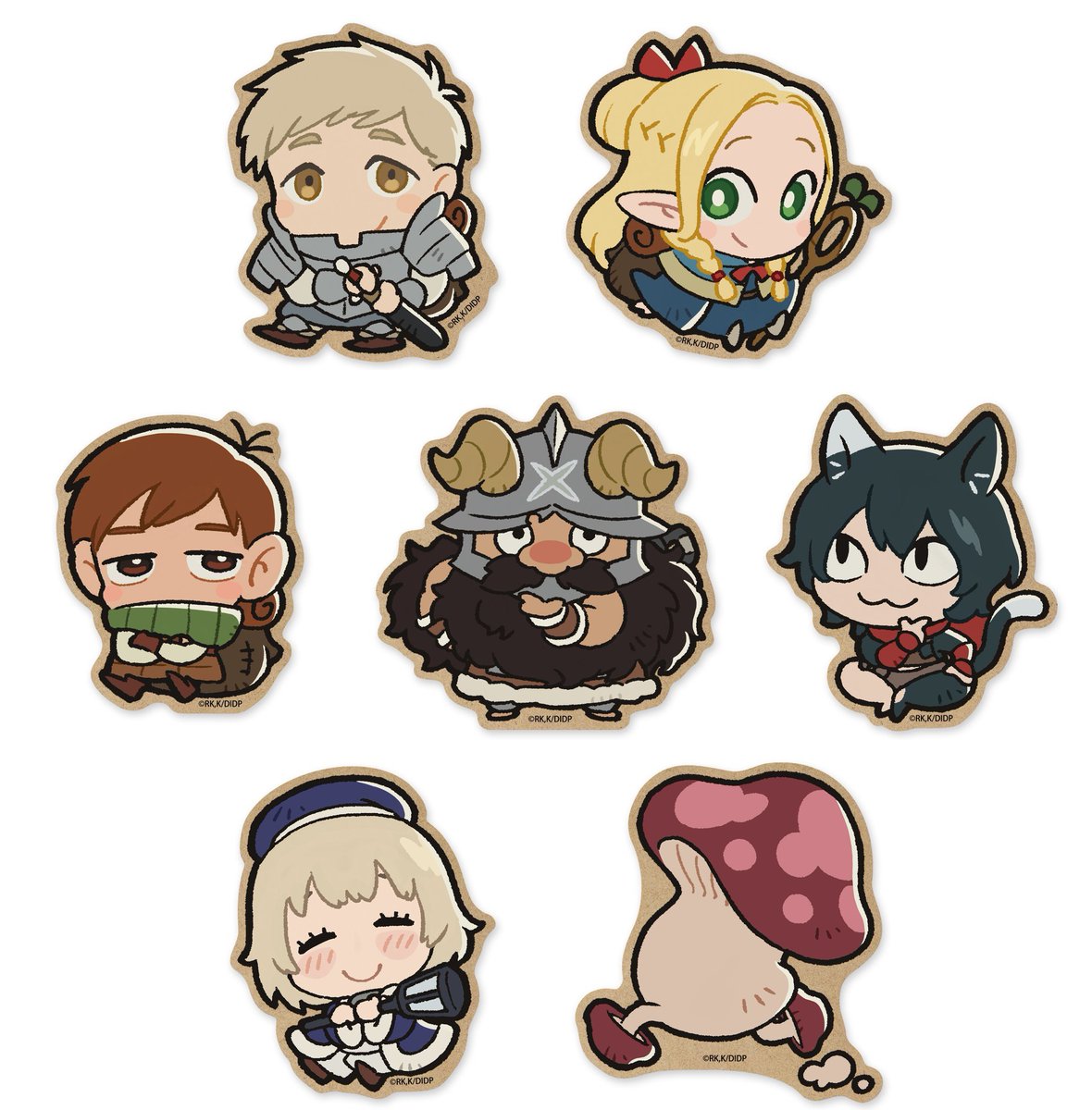 dun_meshi_goods's tweet photo. AMNIBUSで予約受付中！  

TVアニメ「ダンジョン飯」 ちびキャラ ウッドコースター  

https://t.co/Sv15547oQK https://t.co/YPd4RHsZLS