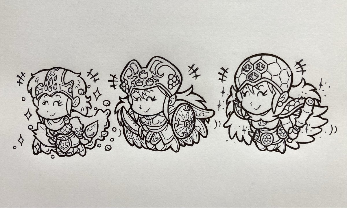 風邪が治って今朝久々に頭がスッキリして目覚めた時の気分を描きました
健康は素晴らしい✨