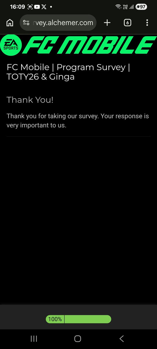 ALERT ⚠️ 📢🚨⛔️
EA is conducting a community survey, which you can find in the news section. I ask every FC Mobile player to please fill out this survey, and leave your honest opinions on the draft system and everything wrong with this game,Tell them how horrible it has become.