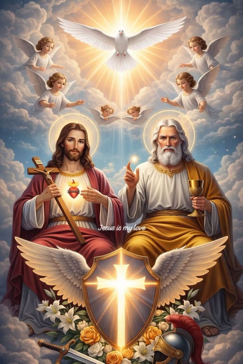 !!  BENDITA SANTISIMA. TRINIDAD  !!

  PADRE   HIJO   Y  ESPÍRITU  SANTO
 BENDIGAN  NUESTRA   SEMANA