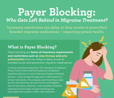 The Headache & Migraine Policy Forum tweet media
