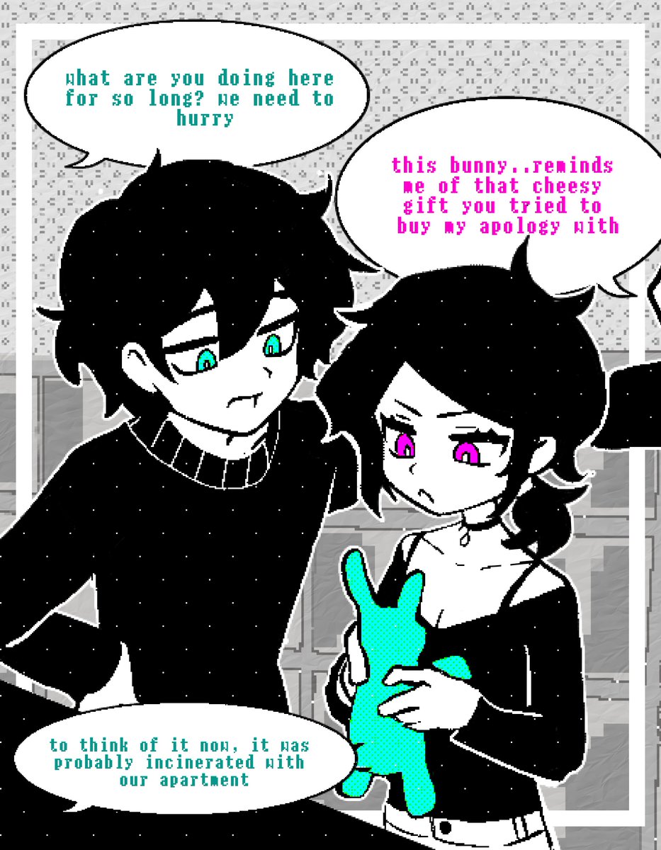 Gifts and bunnies 💚🩷(1/3)⤵
Again thank y'all for the milestone!! 
#tcoaal