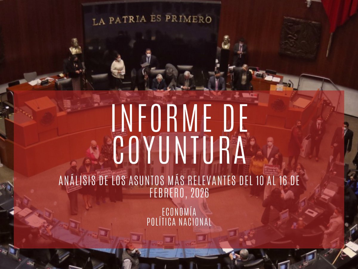 #AHORA
Cada semana discutimos con analistas expertos los temas más #relevantes en materia #económica, #política y social. Te compartimos el #informe Del 10 al 16 de febrero, 2026. #analisis #información linkedin.com/posts/synergia…