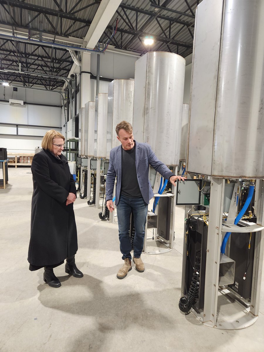SylviaJonesMPP's tweet image. It was great to visit EcoTank and see the progress of their new build in #Orangeville, supported by our government.

It is always inspiring to meet local innovators who are investing, creating jobs, and driving growth in #Dufferin-#Caledon.

Learn more: sylviajonesmpp.ca/ontario-welcom…