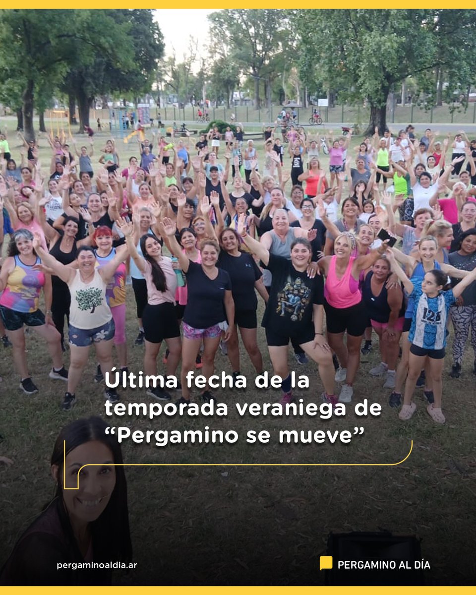 Última fecha de la temporada veraniega de “Pergamino se mueve”
pergaminoaldia.ar/ultima-fecha-d…
