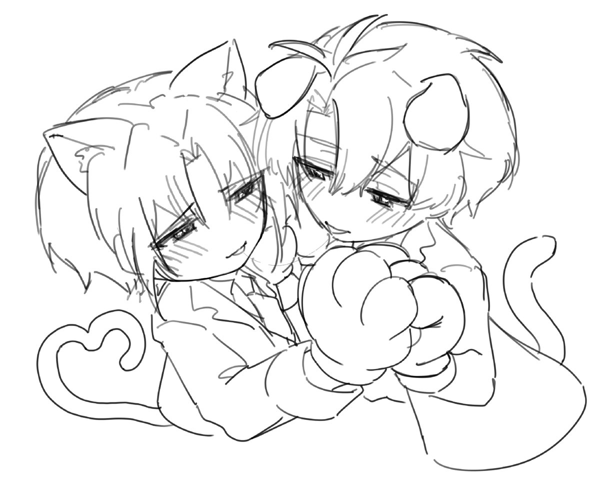 ﾈｺﾁｬﾝ描いてなくはない(みついおみつ)