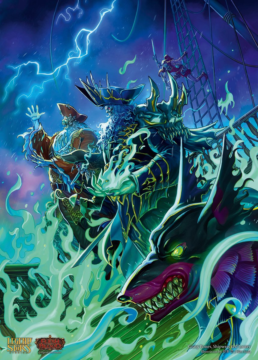 Flesh and Blood 横浜プロツアーのプロモ 日本語版 難破船の略奪者