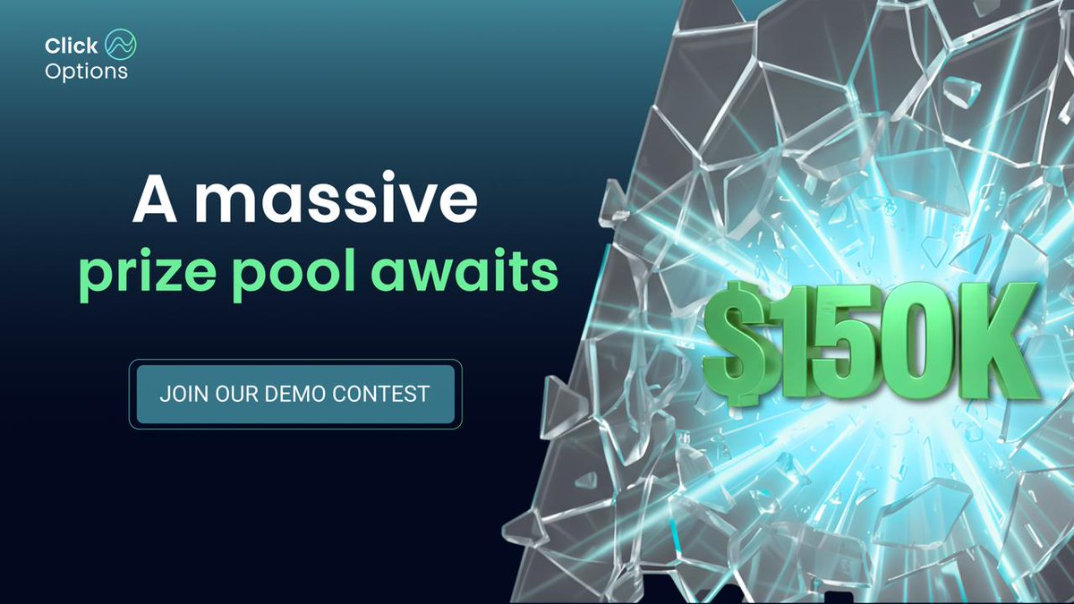 tola_cashout's tweet photo. It's time to put your trading skills to the test! Join the demo contest and win a share of $150,000.
Follow @clickoptions_ai & @clickoptions_af to qualify. #ClickOptionsDemoContest https://t.co/EHG9l7UWs9