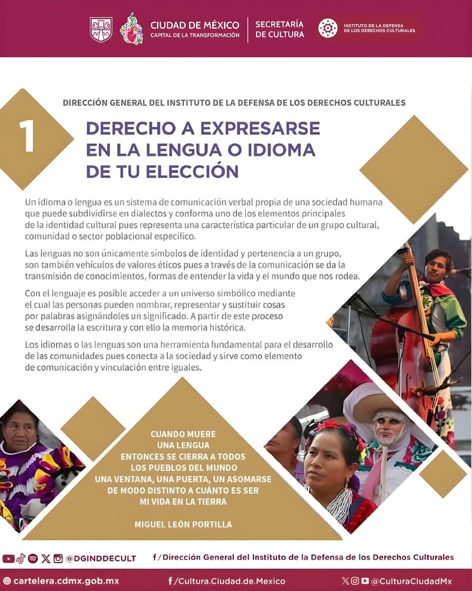 Instituto de la Defensa de los Derechos Culturales tweet media