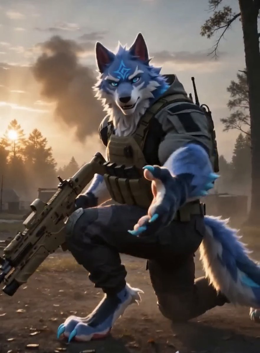 ALExEXWolf's tweet photo. #Seedance #AIFurry https://t.co/AkUgpULCfj