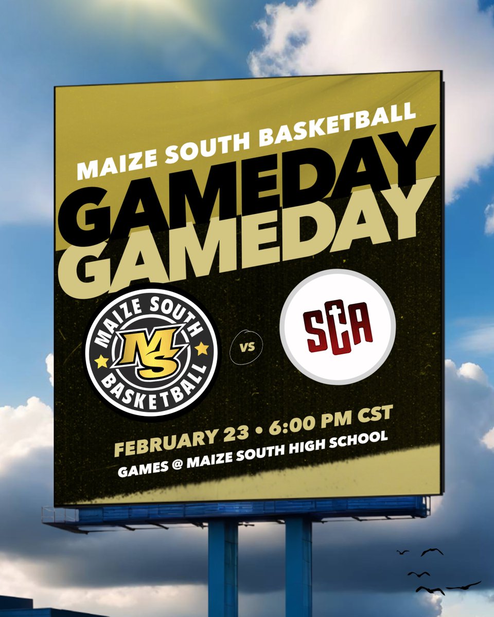 MaverickBuckets's tweet photo. GAMEDAY!!! Maize South hosts Sunrise Christian tonight at 6pm. See you there, Mavs Fans!
4:30pm - JV/C vs. Kapaun
6:00pm - V vs. Sunrise
#LETSGOMAVS #MAVSUP
📺: https://t.co/nvpcRUI0K7 https://t.co/B2WO8mMtk9