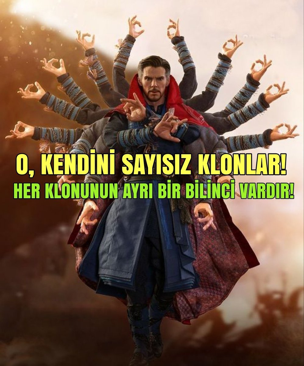 O, KENDİNİ SAYISIZ KLONLAR!
HER KLONUNUN AYRI BİR BİLİNCİ VARDIR!

SONRA OTURUP ONLARI İZLER!
👇
youtube.com/live/iZEhQBQQg…