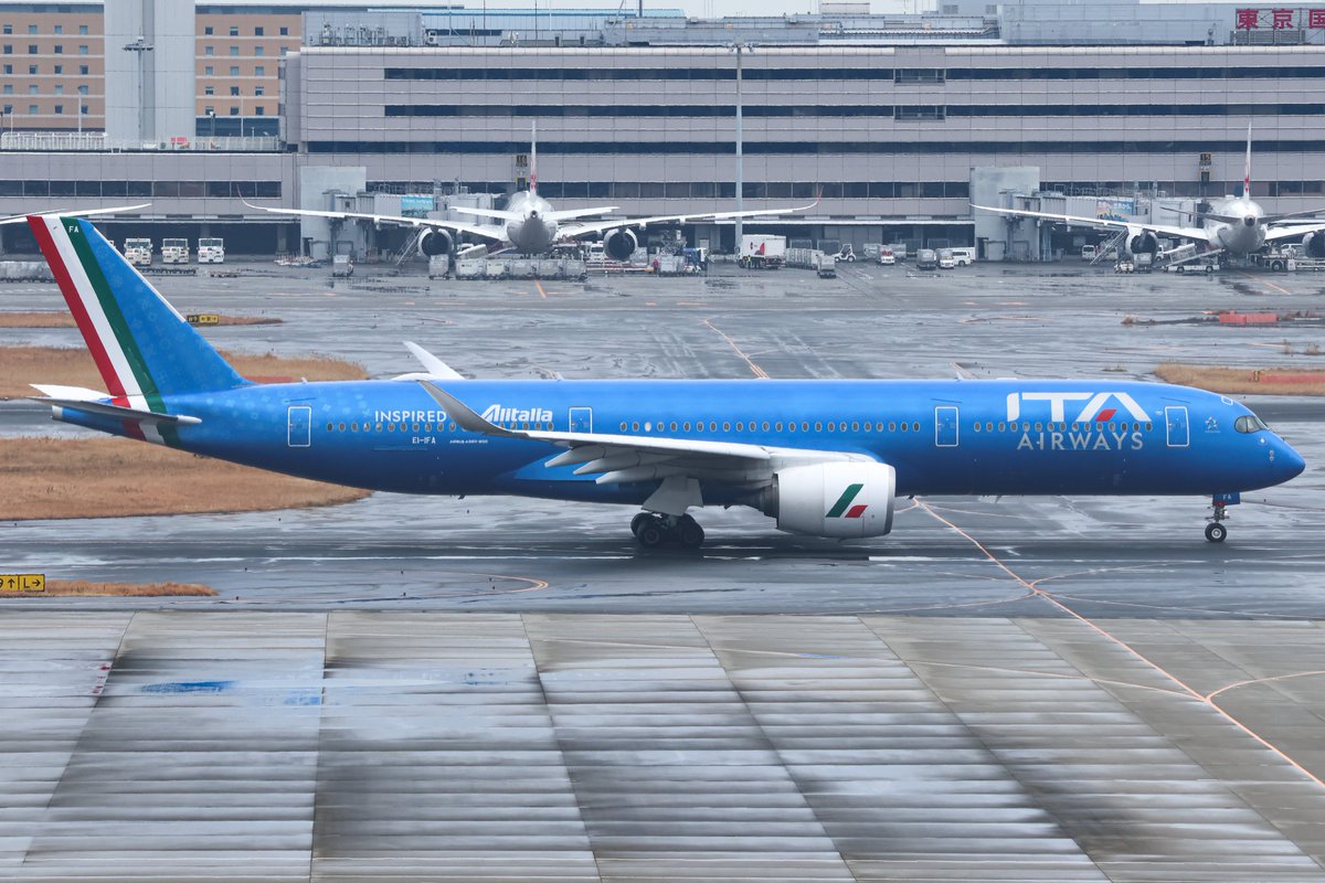 gm3685929653969's tweet image. 2026/2    HND
ITA   A359   EI-IFA
オリンピック感動！
#ITA #羽田空港 #オリンピック