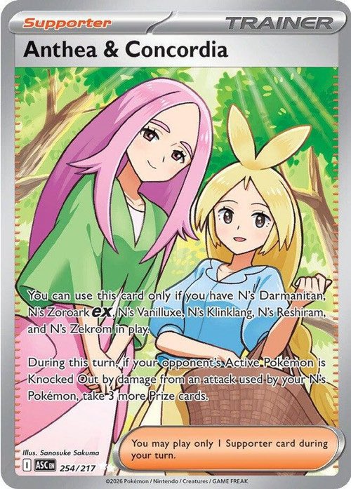 Dom_Sacco's tweet photo. There’s a powerful new card in the Pokémon TCG that requires a crazy board state for it to work, like Exodia in Yu-Gi-Oh

Anyway, I somehow made the combo work (on my first try?!) inspired by a deck @littledarkfury made that he called ‘impossible’, and I decided to write about it!

I call it my ‘Victory through harmony’ deck (Arsenal fans may get the reference): https://t.co/GvfbcTbZJp