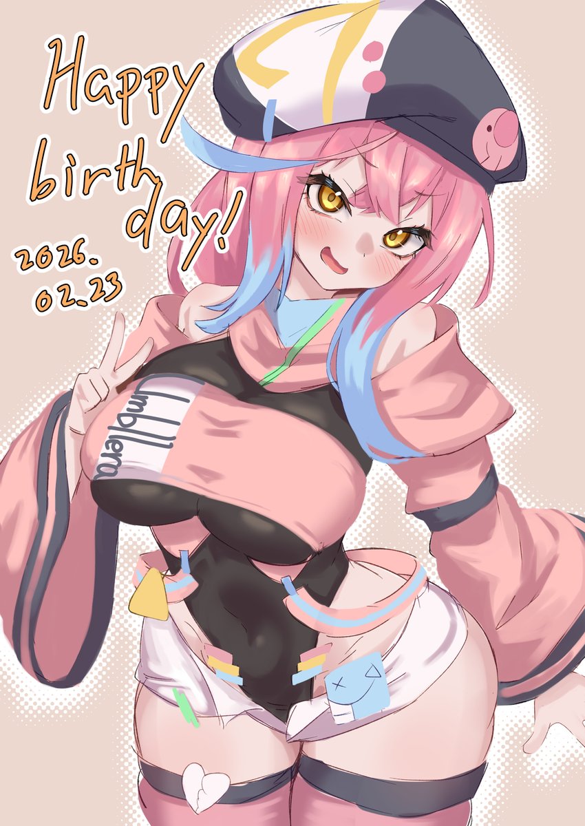 #尾張ななーと
なりすさんはぴばー!
二次創作なので実際のななちゃんのお胸とは一切関係ございません!

衣装デザインは、ニコ静タグ「尾張なな新衣装デザインコンテスト2023」の作品からお借りしました! 