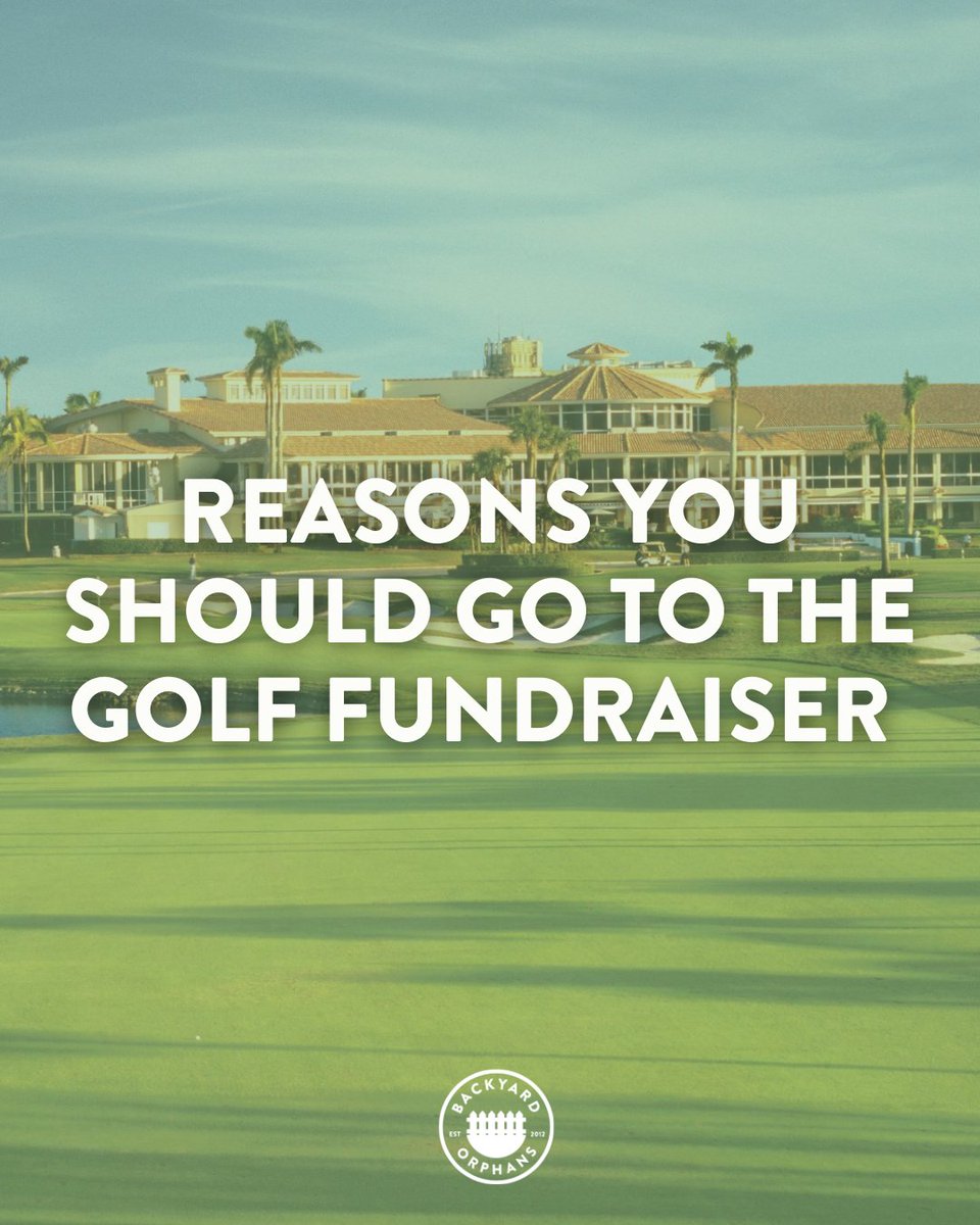 BackyardOrphans's tweet photo. There are a lot of reasons to come to the golf fundraiser. Golf, Miami, food, etc. 

But the one that matters most? 
Every drive, every putt, every swing helps more hurting children find healing homes through the local church.

Register at https://t.co/LJ4L1QtowC https://t.co/wvgPomNkQL