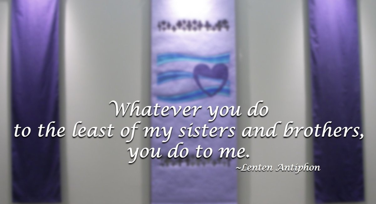 During this first week of #Lent, we rely on the loving support of God, seeking to overcome temptation remembering that “One does not live on bread alone, but on every word that comes forth from the mouth of God.” (#Gospel Antiphon for the first week of Lent).
#Monastery #prayer