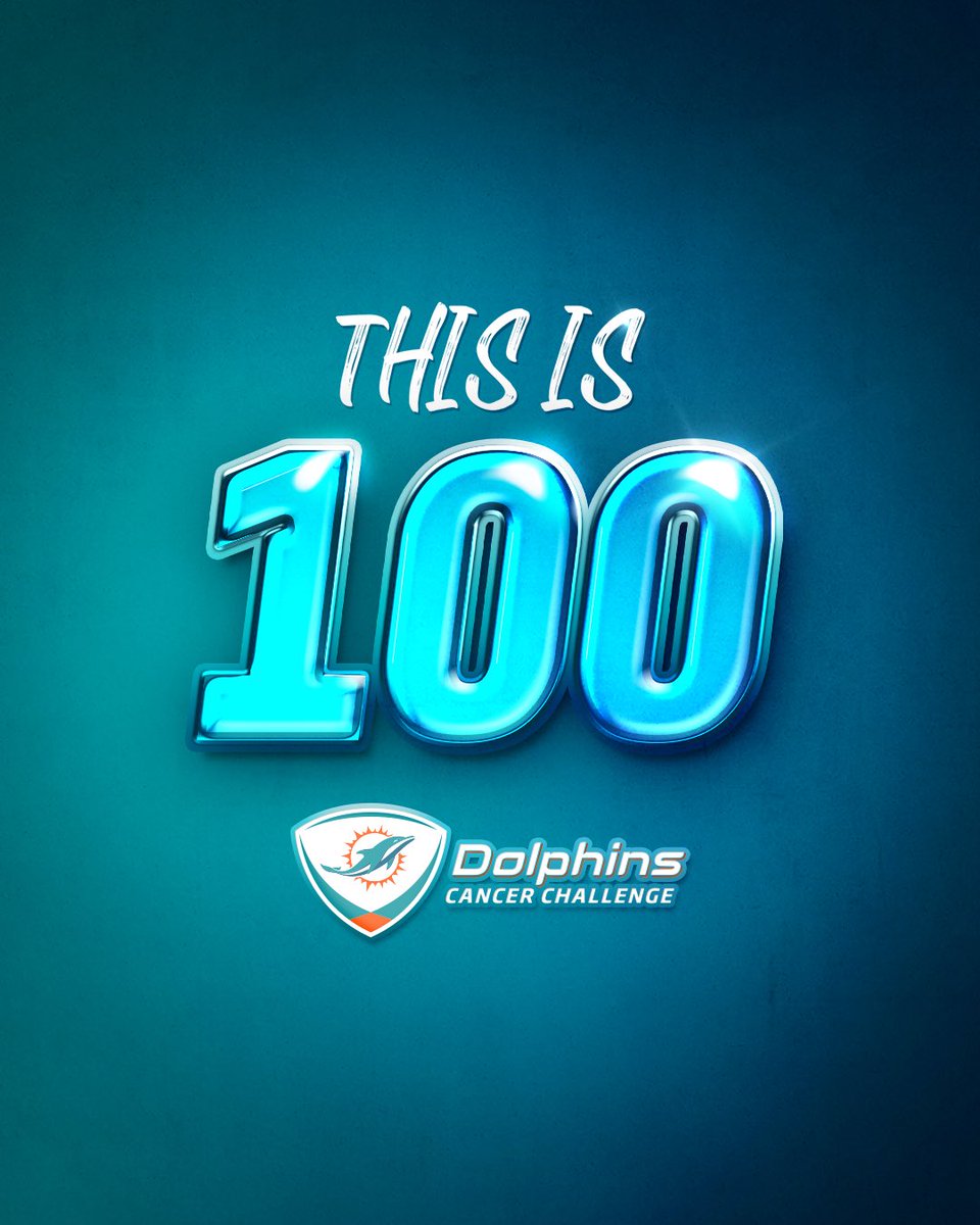 Dolphins Cancer Challenge tweet media