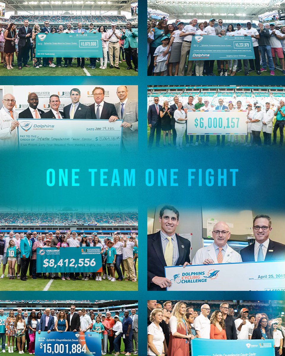 Dolphins Cancer Challenge tweet media