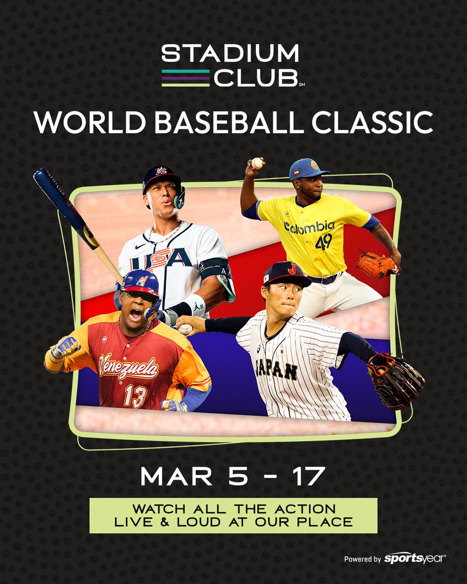 StadiumClubOrl's tweet photo. New week. New lineup. Same unmatched energy at Stadium Club. 🔥

From live games and watch parties all week to a stacked weekend of action, this is where sports hit different. 

Coming soon: World Baseball Classic ⚾ and UFC 326 🥊

Link in bio to reserve. https://t.co/Om3rIEIaDG