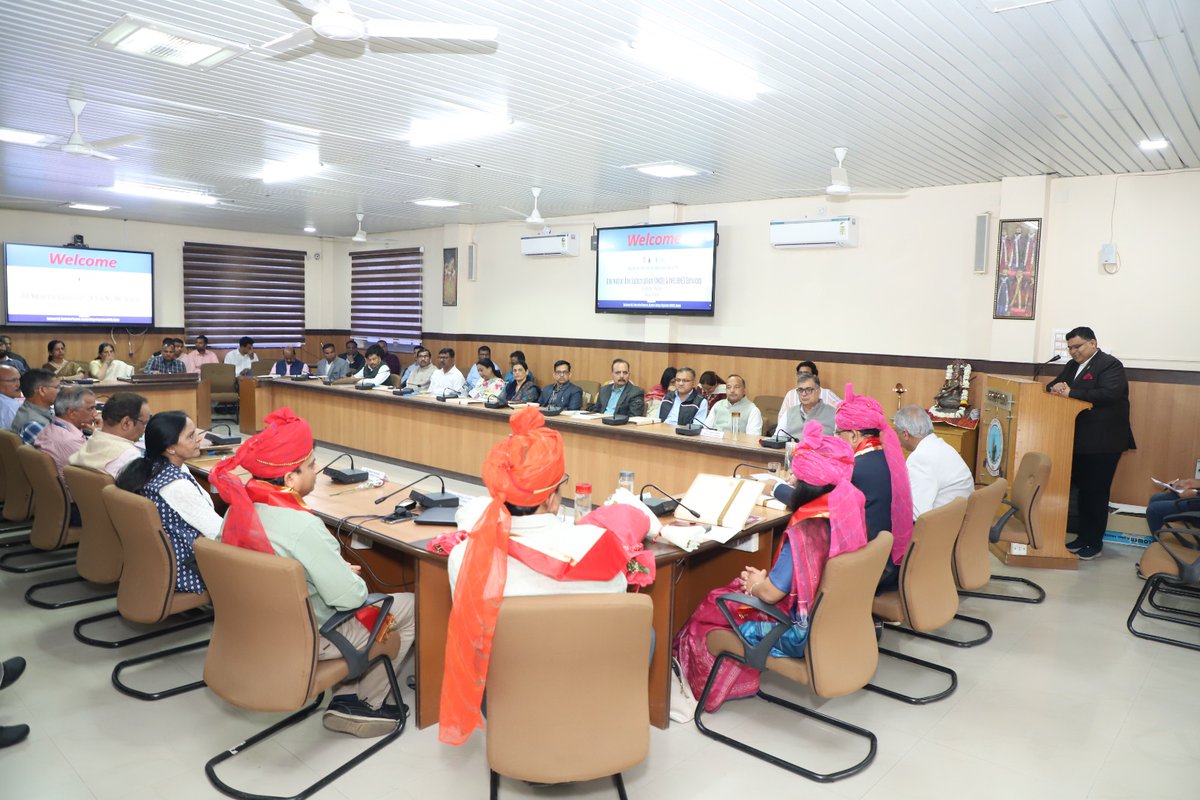 harishicar's tweet photo. Regional training cum awareness programme on ONOS (One Nation one Subscription)&amp; inflibnet service at MPUAT udaipur on 20th Feb, 2026, in collaboration with inflibnet. https://t.co/BepcCQgM1n