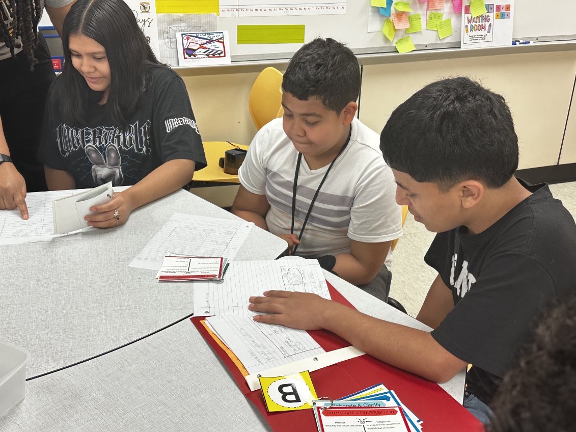 HoffmanMS_AISD's tweet photo. Our dedicated students are putting in the work at Saturday School, practicing TELPAS strategies to level up their listening and speaking skills. We’re fueling excellence and truly igniting the hive in Hornet Nation! @AldineISD  #HornetNationPride https://t.co/ZMcUSUsAc4